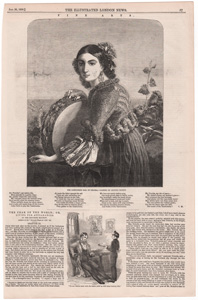 antique music prints (19th century)